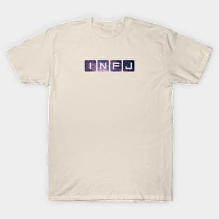 INFJ Galaxy Blocks T-Shirt